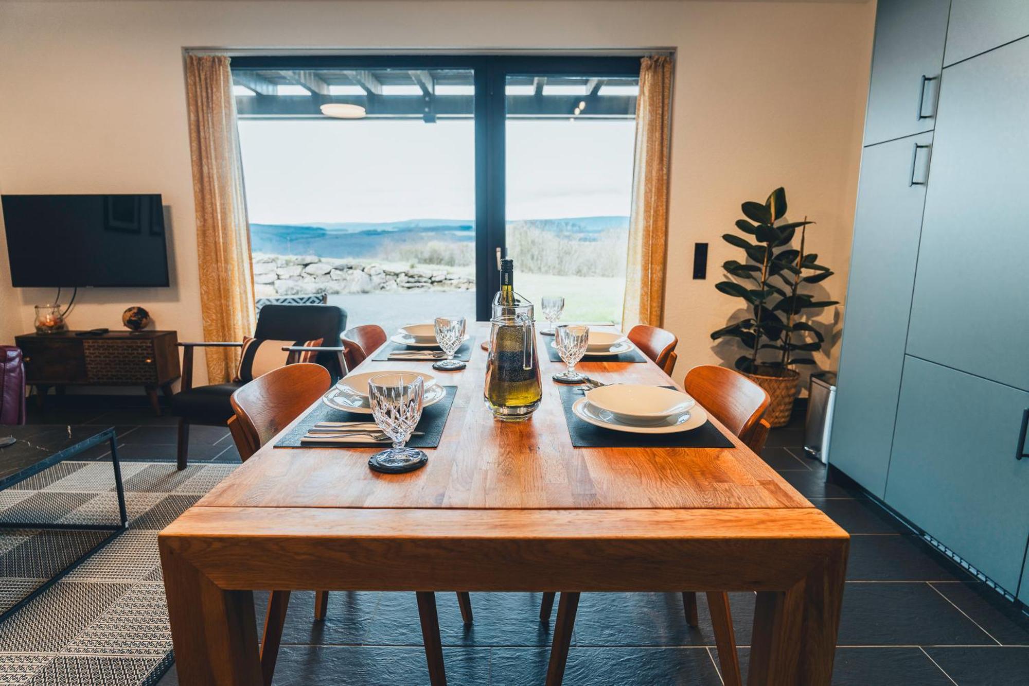 Hunsrueck Valley View Apartment With Cedar Sauna Bruschied Екстериор снимка