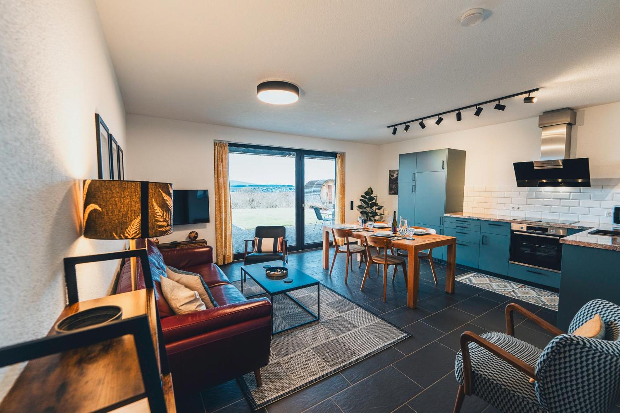 Hunsrueck Valley View Apartment With Cedar Sauna Bruschied Екстериор снимка
